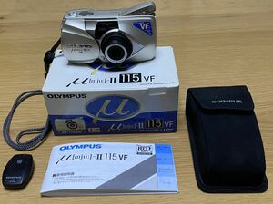 良品動作品 OLYMPUS オリンパスμ(ミュー)[mju:]-II 115VF コンパクトフィルムカメラ