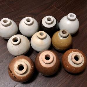 《雲行》   日本軍 海軍 陶器製 四式手榴弾 10個セットの画像1