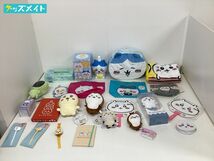 【現状】 ちいかわ グッズ まとめ売り ぬいぐるみ ソープボトル ブランケット バッグ ポーチ グラス ケーブルタイ 他_画像1