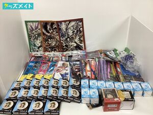 【同梱不可/現状】 ONE PIECE ワンピース グッズ まとめ売り ルフィ ジンベエ エース 他 るかっぷ クリアファイル タオル 他