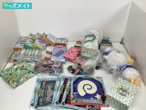 【現状】 どうぶつの森 グッズ まとめ売り ぬいぐるみ カード タオル 他