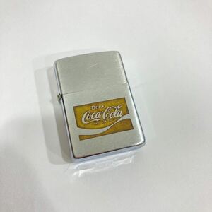 1円〜 火花確認済み ZIPPO ジッポー オイルライター シルバーカラー コカ コーラ Coca Cola Drink喫煙具 