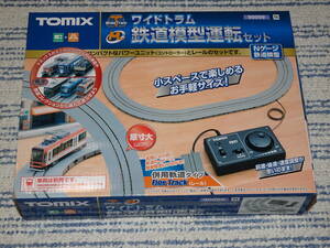 TOMIX　品番90099　ワイドトラム　鉄道模型運転セット　（コントローラー×レール付き）　開封した中古