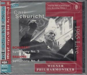 カールシューリヒト CARL SCHURICHT シューベルト:交響曲第5番変ロ長調D.485ブラームス:交響曲第4番ホ短調Op.98