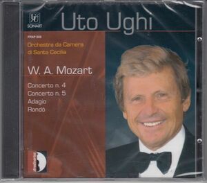 [CD/Stradivarius]モーツァルト:ヴァイオリン協奏曲第4&5番他/U.ウーギ(vn & cond)&聖チェチーリア室内管弦楽団 1985.9他