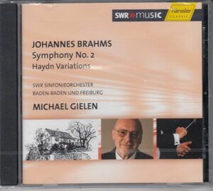 [CD/Hanssler]ブラームス:交響曲第2番ニ長調Op.73&ハイドンの主題に基づく変奏曲Op.56a/M.ギーレン&南西ドイツ放送交響楽団 1996-2005