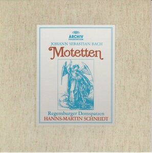 [CD/Archiv]バッハ:モテット集BWV.225-229/レーゲンスブルク大清掃聖歌隊&H-M.シュナイト&カペラ・アカデミカ・ヴィーン 1973