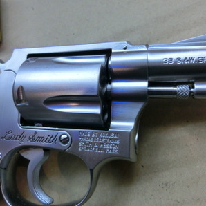 美品★コクサイ S&W M60 モデルガン Lady Smith★2インチ スーパーステンレス 耐衝撃ABS★未発火 JASG レディスミス ダミーカート付属の画像10