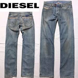 即落送料無料★ DIESEL 定価4万円程 ディーゼル イタリア製 デニム ジーンズ 30 正規 海外ブランド アメカジ ワーク ミリタリー ストリート