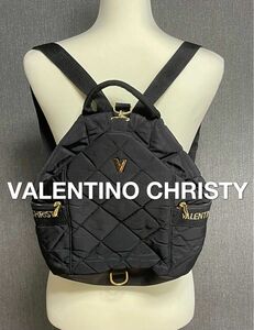 バレンティノクリスティ　VALENTINO CHRISTY リュック　黒　ブラック