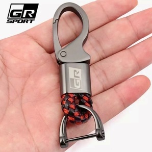 送料無料 GR GAZOO Racing メタル キーホルダー 赤黒 GR SPORT ガズーレーシング アクセサリー 86 ヤリス スープラ ランクル プリウスの画像7