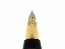 XB252◇シェーファー スノーケル式万年筆 ペン先14K グレー 1950年代 ケース付 / SHEAFFER 14金 筆記用具 ビンテージ 当時物 / 現状渡し_画像6