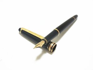 XB339◇モンブラン マイスターシュテュック 両用式万年筆 4810 ペン先14K-585 2 全金 ブラック / MONTBLANC MEISTERSTUCK 14金 筆記用具 /