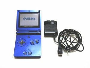 XB380◇任天堂 ゲームボーイアドバンスSP 本体 AGS-001 アズライトブルー 充電器付 / Nintendo GBASP ゲーム機 電子玩具 / 現状渡し