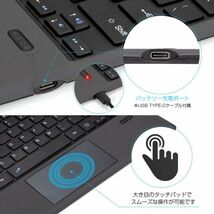 Surface go/go2/go3 専用 bluetooth キーボード マウス セット 無線 7色LED発光式 ワイヤレスキーボード マウス 2.4GHz 省エネルギー 黒_画像4