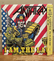 ◇国内盤/帯付!12インチ◇アンスラックス Anthrax/アイ・アム・ザ・ロウ I am the law R15D-2062 スラッシュメタル HR/HM_画像4