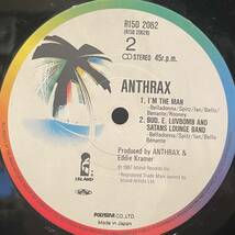 ◇国内盤/帯付!12インチ◇アンスラックス Anthrax/アイ・アム・ザ・ロウ I am the law R15D-2062 スラッシュメタル HR/HM_画像3