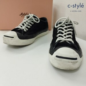 B436 [人気] CONVERSE ADDICT コンバースアディクト JACK PURCELL SUEDE スニーカー 26cm ブラック GORE-TEX RC | G★