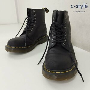 E430b [人気] Dr.Martens ドクターマーチン 8ホールブーツ UK8 ブラック 24039 レザー | シューズ G