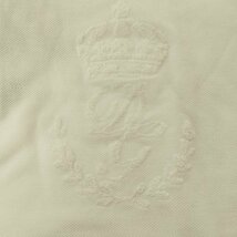 N297a [春夏][未使用品] DOLCE&GABBANA ドルチェアンドガッバーナ ポロシャツ 12 ホワイト キッズ 半袖 イタリア製 綿100% | トップス G_画像7