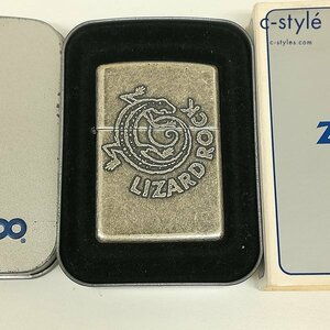 B599a [未使用品] ZIPPO ジッポー Marlboro マルボロ LIZARD ROCK トカゲ 1994年 オイルライター シルバー 喫煙具 タバコ 煙草 | その他 K