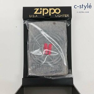 B650a [未使用品] ZIPPO ジッポー 2000年 MARLBORO マルボロ スターコンパス 古美仕上げ オイルライター シルバー 喫煙具 煙草 | その他 K