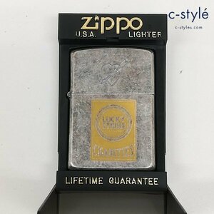 B646a [未使用品] ZIPPO ジッポー オイルライター LUCKY STRIKE ラッキーストライク 1996年 シルバー 喫煙具 煙草 タバコ | その他 K