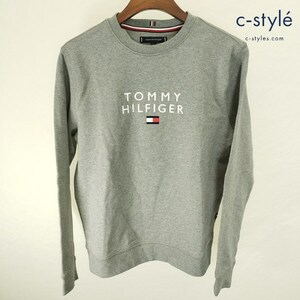 E331 [未使用品] TOMMY HILFIGER トミーヒルフィガー トレーナー MW17694 M グレー トミーフラッグクルーネック 長袖 | G★