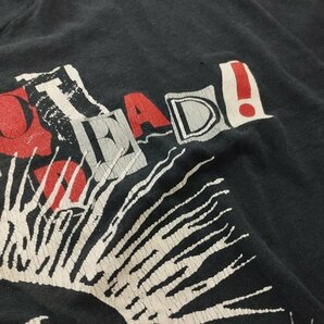 E515a [人気] THE EXPLOITED バンドTシャツ ヴィンテージ XL グレー系 VINTAGE 80s PUNKS NOT DEAD TSHIRT PUNK ROCK TOUR | トップス Gの画像8