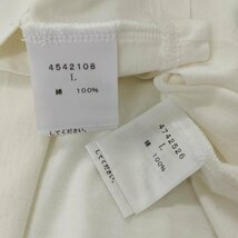 E543b [春夏][未使用品] JOEY HYSTERIC 長袖シャツ プリントTシャツ L/140cm ホワイト ブラック 綿100% キッズ 男の子 女の子 | トップス G_画像4