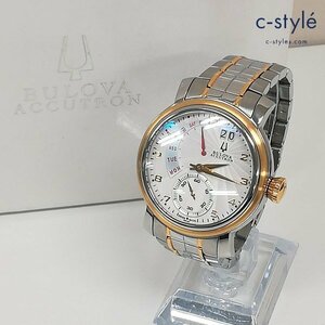 B710a [人気] BULOVA ブローバ 腕時計 シルバー×ゴールド ACCUTRON Amerigo Relojes 65C107 | ファッション小物 G