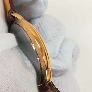 B703a [人気] HAMILTON ハミルトン トリプルカレンダー ムーンフェイズ 腕時計 ワインレッド×ゴールド | ファッション小物 Nの画像10