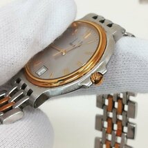 B708a [人気] dunhill ダンヒル ELITE エリート 腕時計 ゴールド×シルバー クォーツ スイス製 | ファッション小物 K_画像8