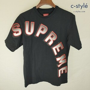 N228 [春夏物][人気] Supreme シュプリーム Gradient Arc Top Tee 18ss S ブラック アーチロゴ Tシャツ | N★