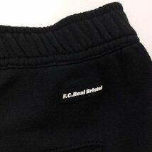 E565a [人気] F.C.Real Bristol BIG LOGO SWEAT SHORT ショートパンツ スウェット S ブラック FCRB-156012 | ボトムス N_画像7