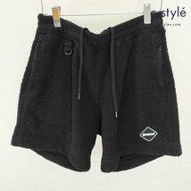 E563a [人気] F.C.Real Bristol エフシーレアルブリストル 20SS PILE SHORTS ショートパンツ S ブラック FCRB-200071 | ボトムス N_画像1