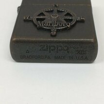 B667a [未使用品] ZIPPO ジッポー ADVENTURE TEAM Marlboro マルボロ 立体 コンパス 1997年 オイルライター ブラック系 喫煙具 | その他 K_画像7