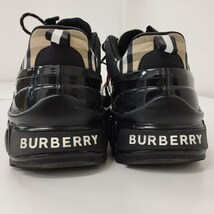 E451 [人気] BURBERRY LONDON ENGLAND バーバリーロンドンイングランド ARTHUR CHECK SNEAKER 42 マルチカラー スニーカー | P★_画像6