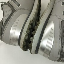 E386 [人気] new balance ニューバランス スニーカー NBG574 USA8.5 グレー×シルバー 4E X-WIDE golf | Y★_画像7