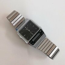 N629a [動作品] CASIO カシオ 腕時計 シルバー AQ-800E-1AJF アナログ デジタル | ファッション小物 K_画像2