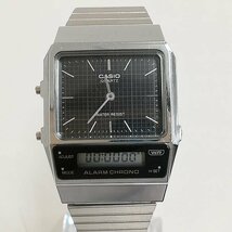 N629a [動作品] CASIO カシオ 腕時計 シルバー AQ-800E-1AJF アナログ デジタル | ファッション小物 K_画像4