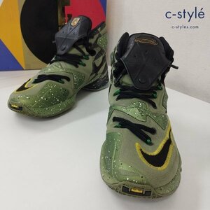 E594b [人気] NIKE ナイキ LEBLON XIII 13 AS スニーカー 26cm カーキ系 レブロン 835659-309 | シューズ N