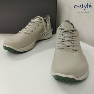 E599b [人気] ECCO エコー M GOLF S-Hybrid 151134 スニーカー EU41 ベージュ ゴルフ用品 | シューズ G