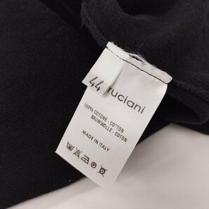 E668a [春夏][人気] Cruciani クルチアーニ 半袖ポロシャツ 44 ブラック 綿100% イタリア製 | トップス Nの画像4