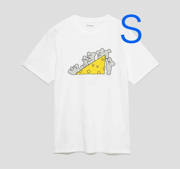 グラニフ　松本セイジ　ねずみのANDY すべり台　Tシャツ　S