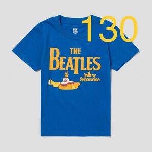 グラニフ　ザ・ビートルズ ロゴ & イエロー・サブマリン　キッズTシャツ　130