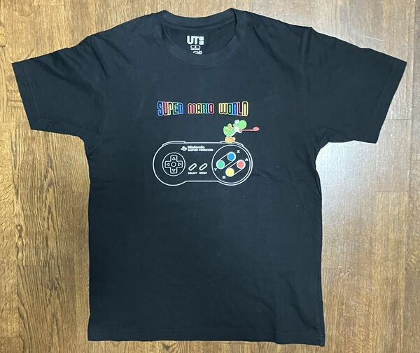 UNIQLO 任天堂ヨッシー Tシャツ スーファミ コントローラー半袖Tシャツ