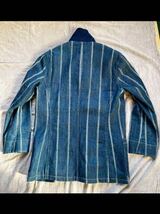 BLUE BLUE 聖林公司 インディゴショールジャケット　HOLLYWOOD RANCH MARKET デニム ブルー テーラード 羽織り_画像10