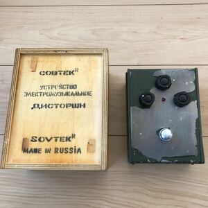 Electro-Harmonix Sovtek Russian Big Muff Army Green Tall Font дерево с коробкой большой муфта Army зеленый FUZZ высокий шрифт vintage