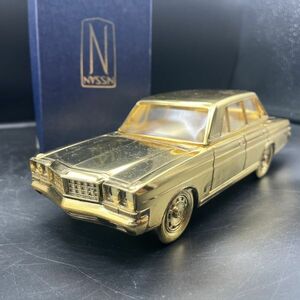 NISSAN PRESIDENT Nissan President cigar case cigarette case music box made of metal ashtray gilding box equipped 